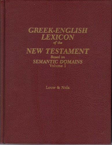 A Greek–English Lexicon of the New Testament and Other Early