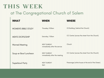 This Week @ TCCS