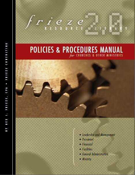 Church Policies and Procedures Manual (Frieze Resource Library) (607 Forms)