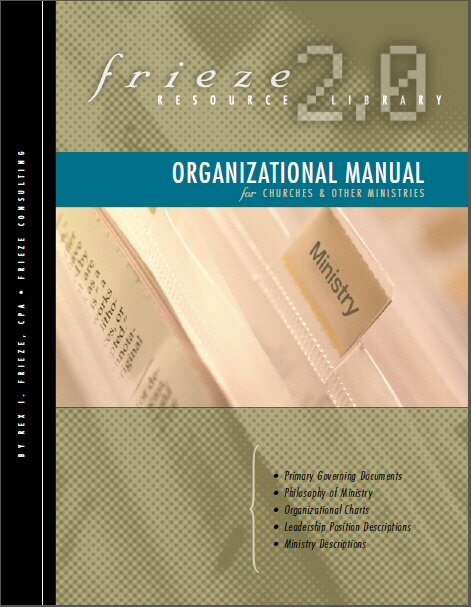 Church Organizational Manual (Frieze Resource Library) (296 Forms)