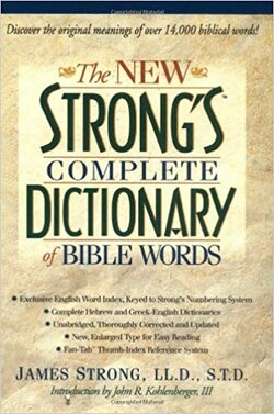 New Strong S Dictionary Of Hebrew And Greek Words Logos Bible Software