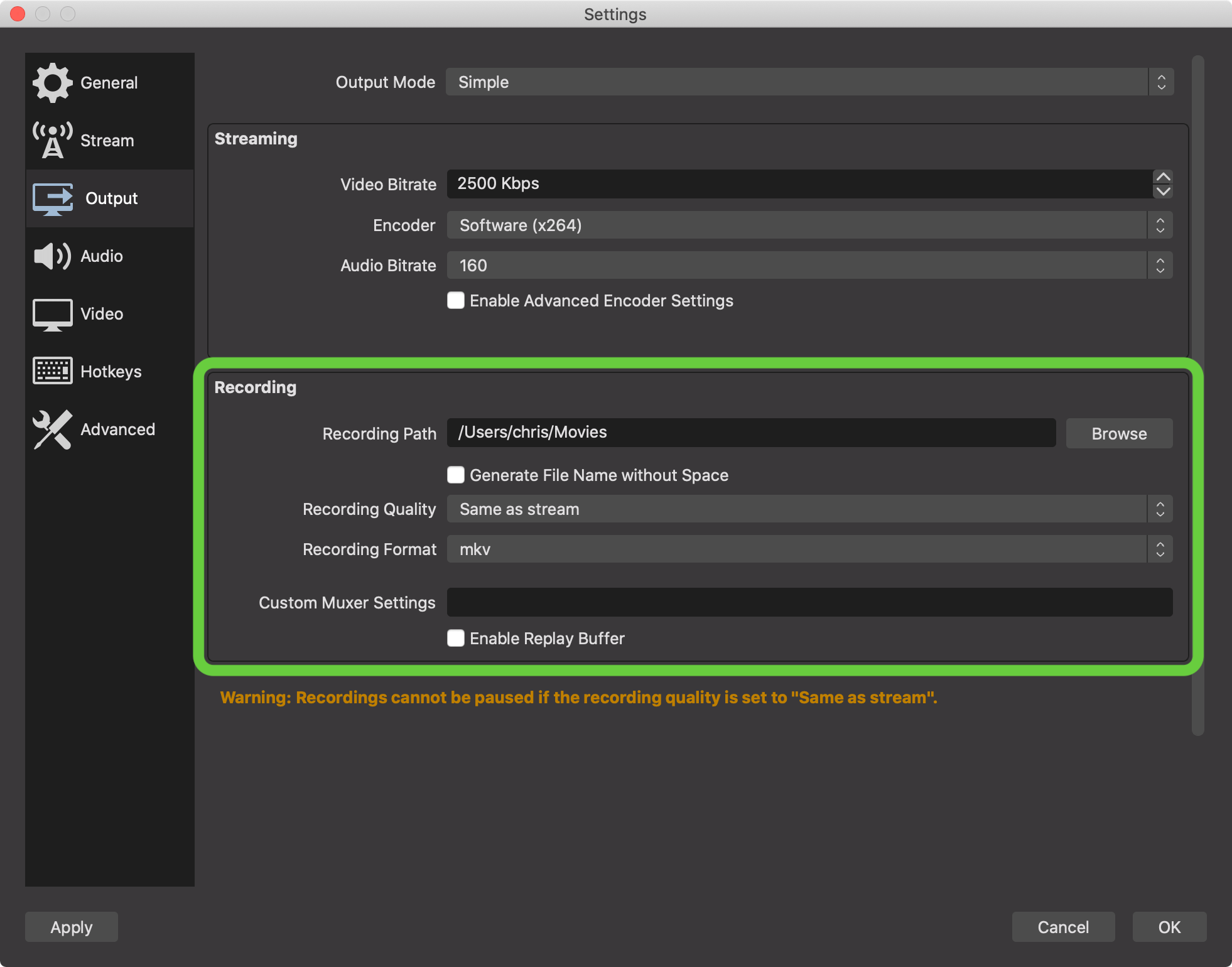 Record Your Live Stream Locally with OBS – Faithlife