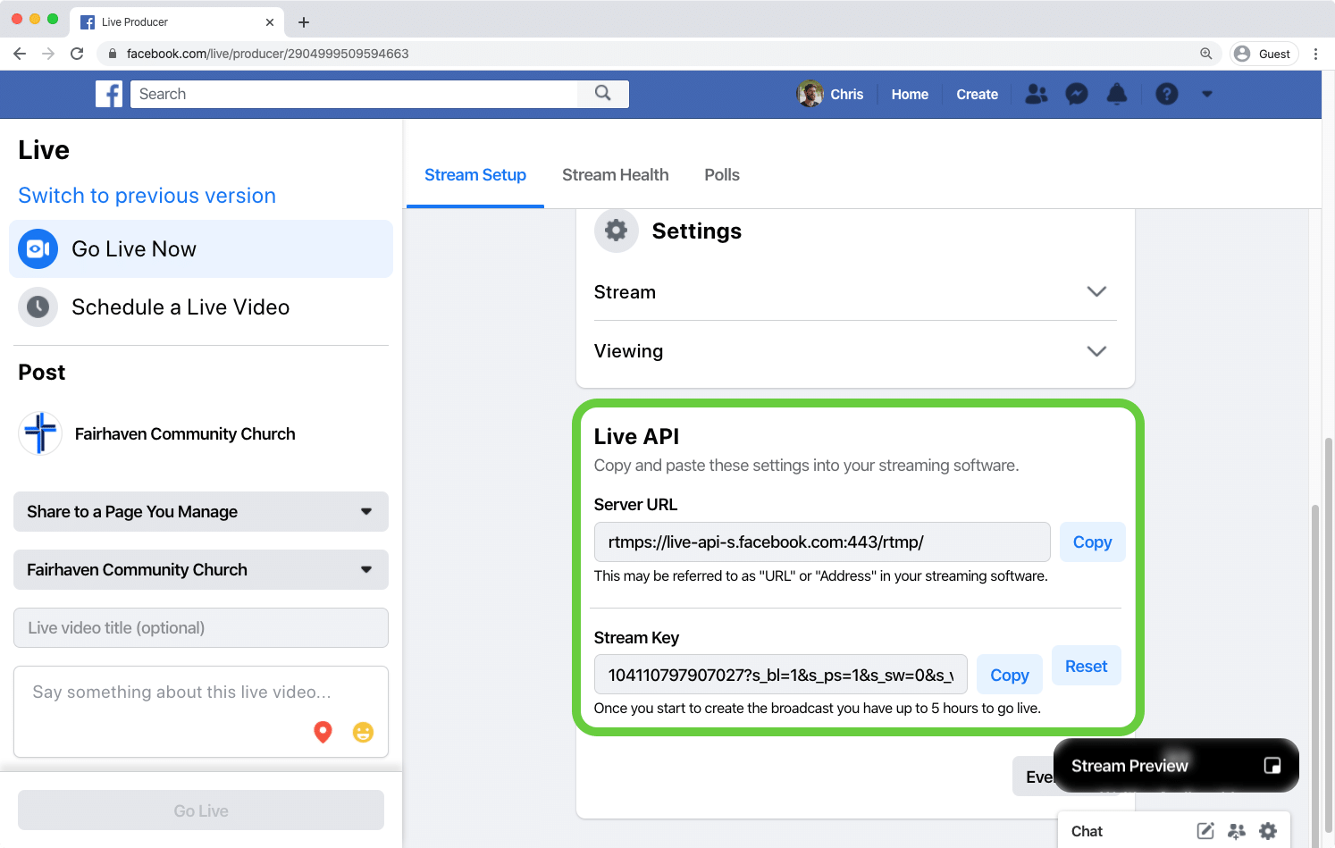 Use Proclaim And Obs To Livestream To Facebook Faithlife