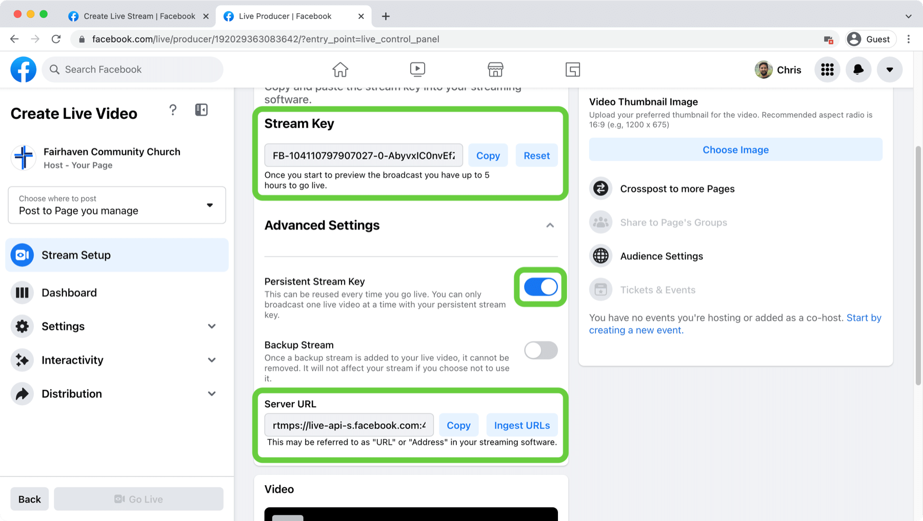 Use Proclaim And Obs To Livestream To Facebook Faithlife