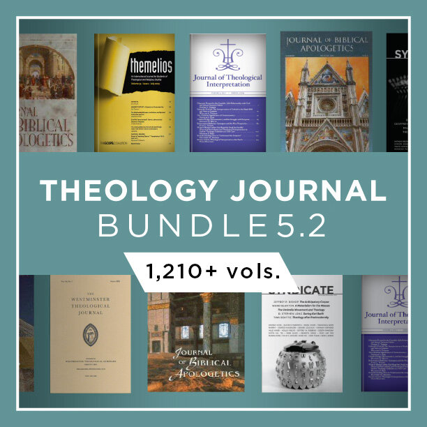 Theology Journal Bundle 5.2 (1,210+ Vols.) | Logos Bible Software