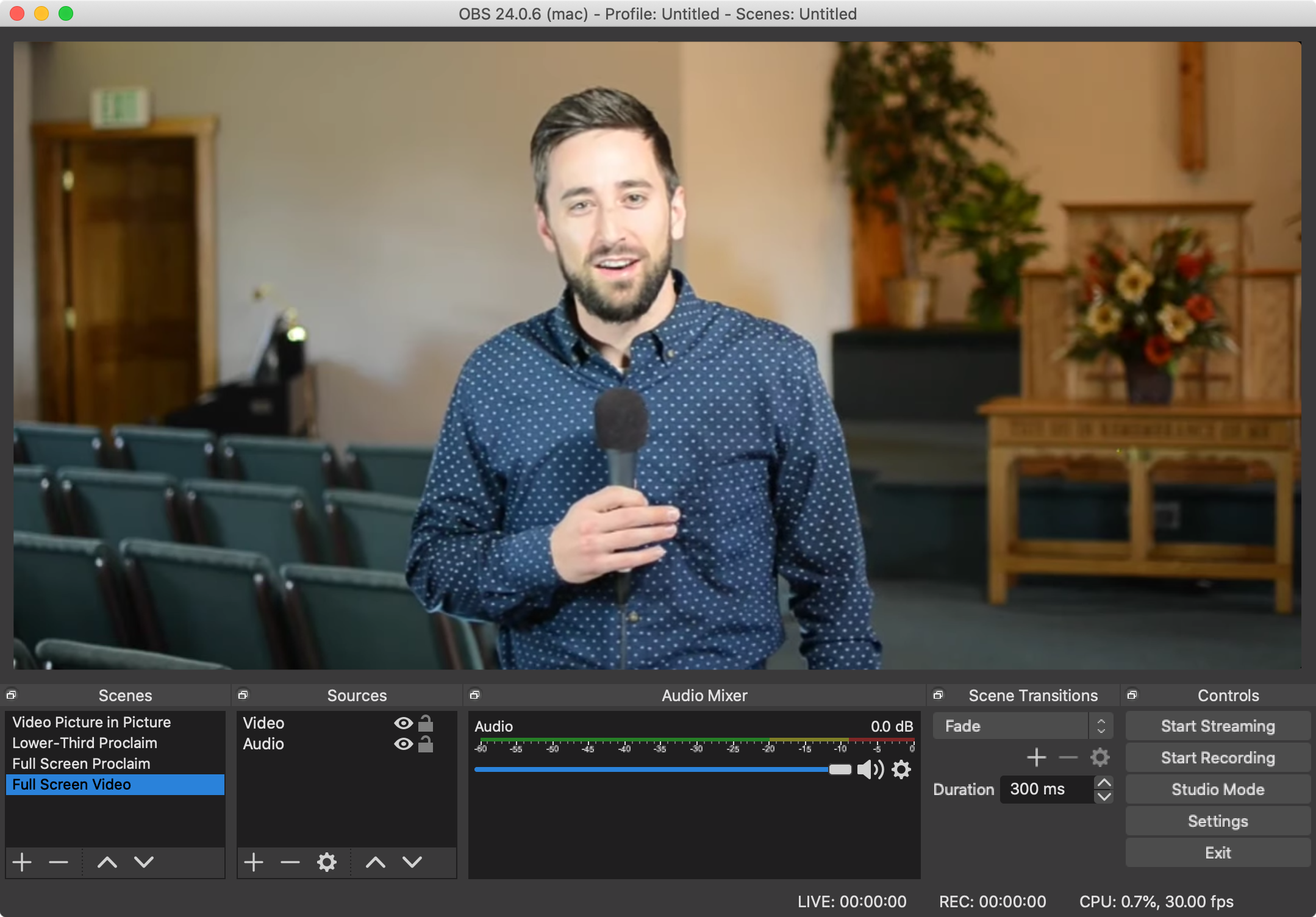 How Do I Configure Scenes for My Live Stream? – Faithlife