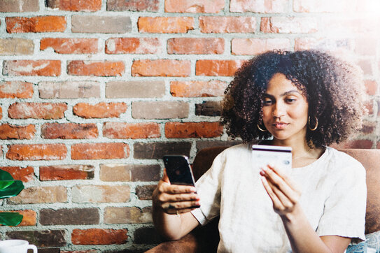 Woman Giving Online