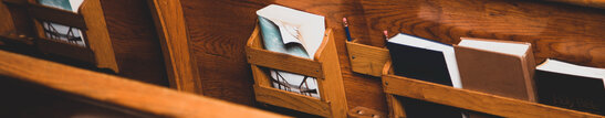 Bibles on the Back of a Pew