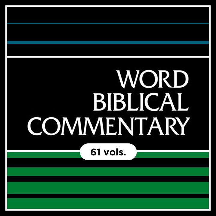 Word Biblical Commentary | WBC: Old and New Testament (61 vols ...