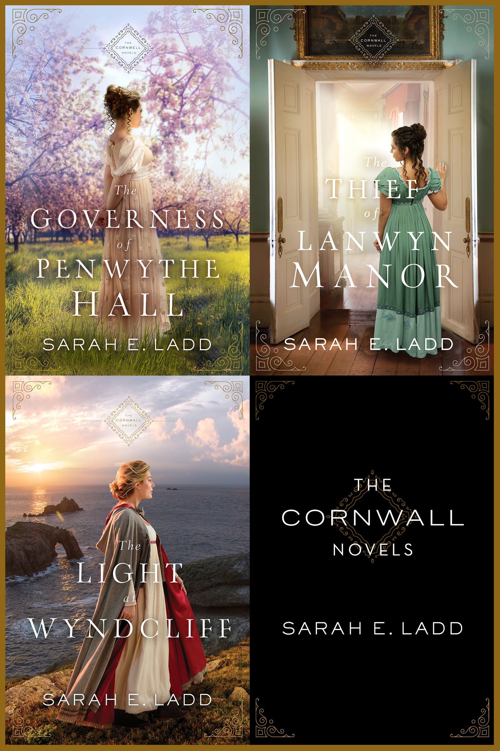 The Cornwall Novels: The Governess of Penwythe Hall, The Thief of Lanwyn Manor, The Light at Wyndcliff