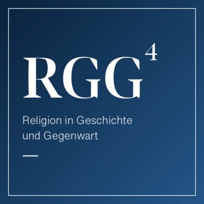 RGG4 - Religion in Geschichte und Gegenwart