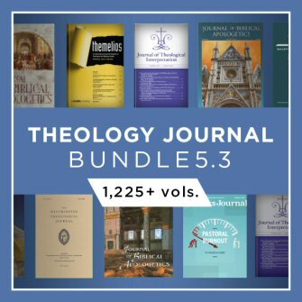 Theology Journal Bundle 5.3 (1,225+ vols.)