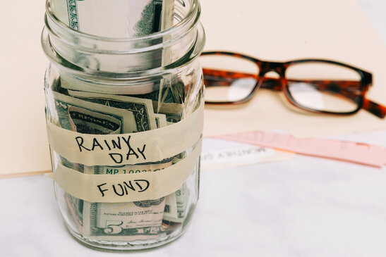 Rainy Day Fund Jar