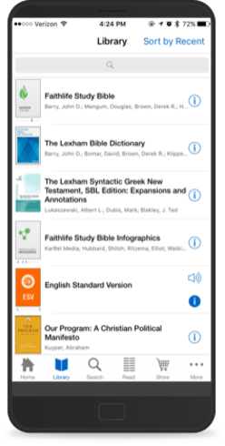 Carry a full biblical library with the Logos Bible Study App