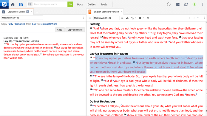 Features Logos Bible Software