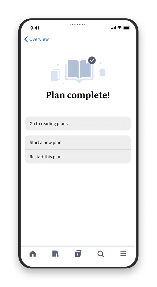 Smart Phone with Reading Plans