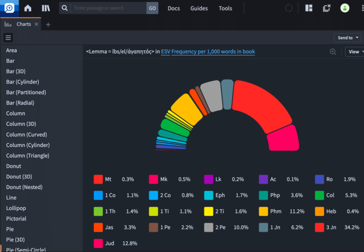 Logos dark mode screen shot