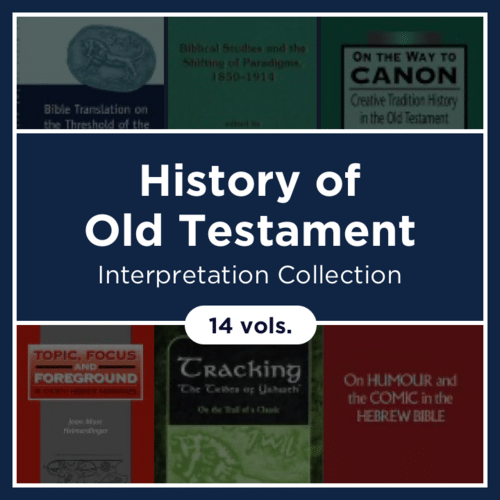 History of Old Testament Interpretation Collection (14 vols.)