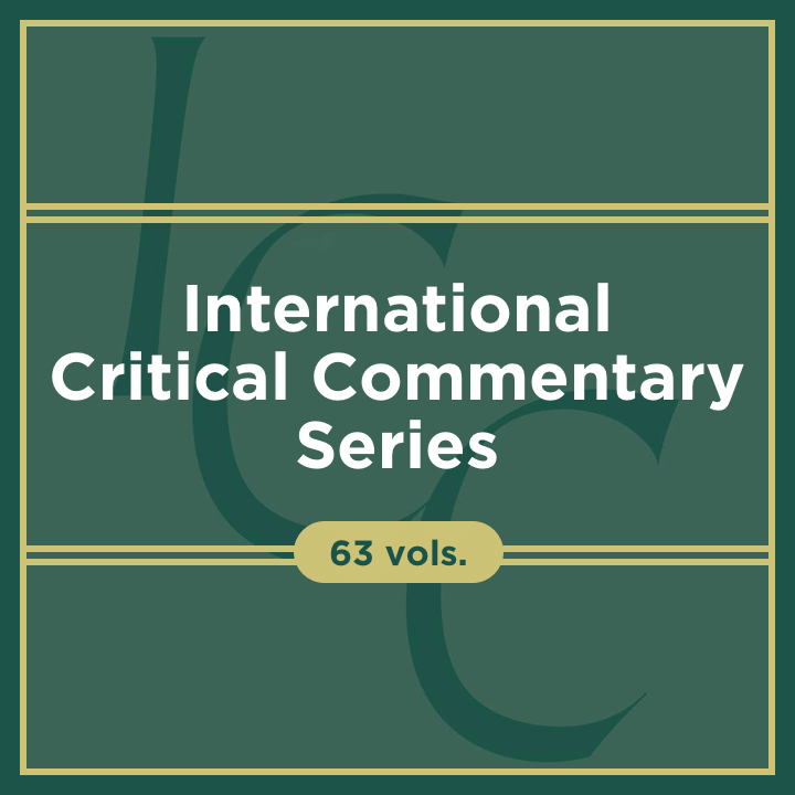 International Critical Commentary Series | ICC (63 vols.)