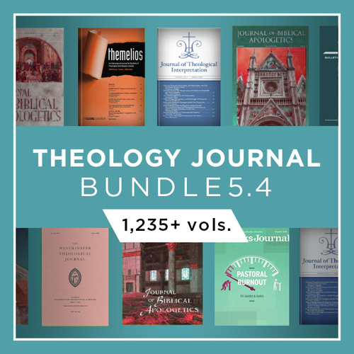 Theology Journal Bundle 5.4 (1,235+ vols.)