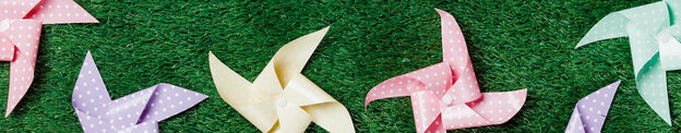 Pinwheels on Grass
