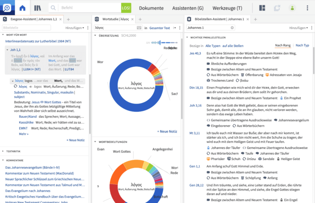 Logos Bibelsoftware 9 Marktfuhrende Funktionen Deutsche Ressourcen