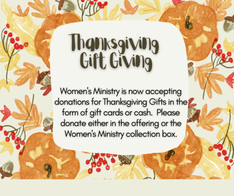 Thanksgiving Gift Giving