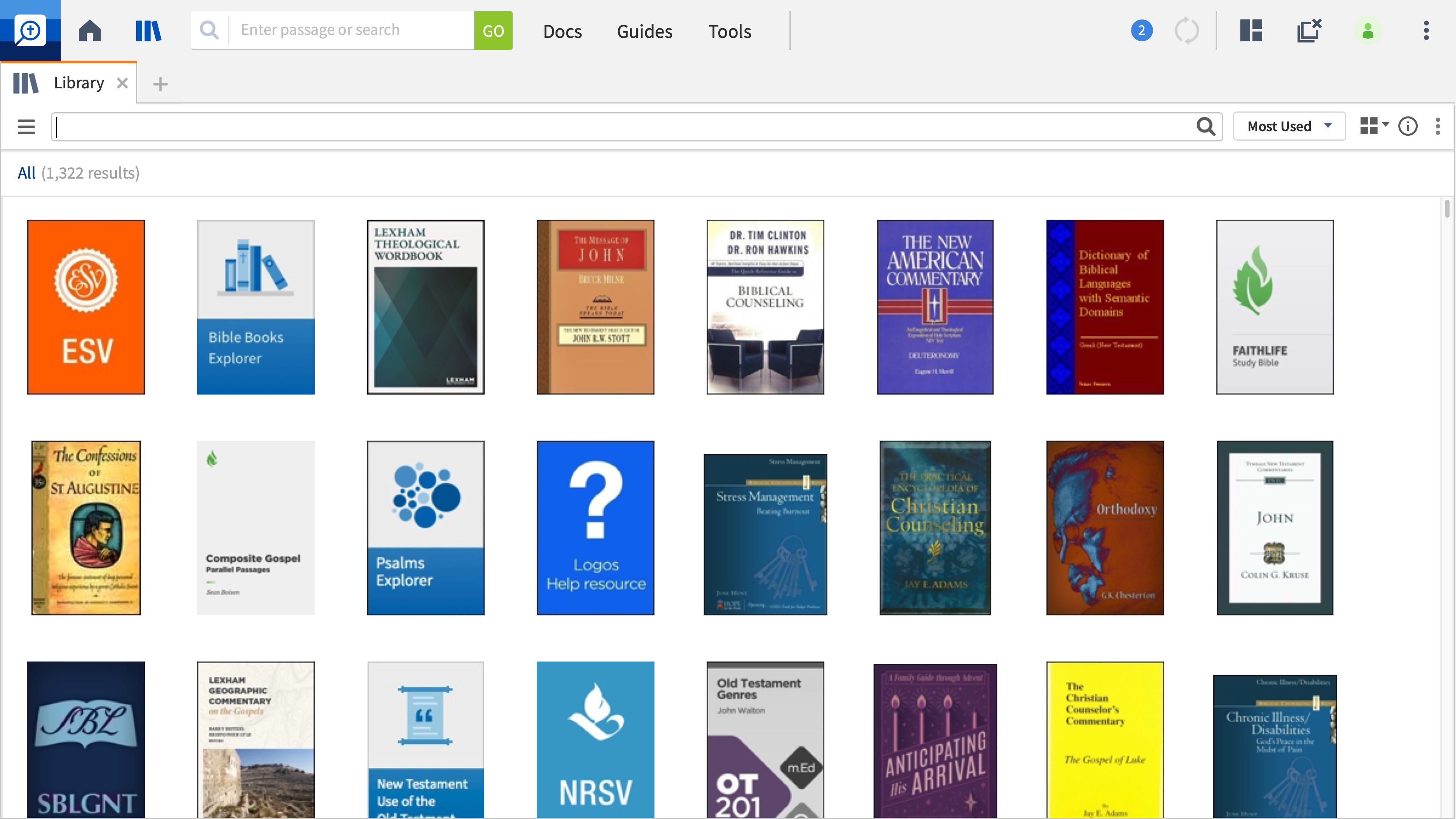 1. Get Oriented in Logos – Logos Help Center