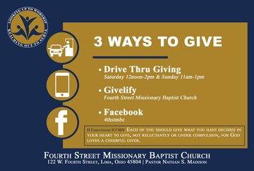 3WAYS TO GIVE