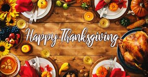 Thanksgiving celebration traditional dinner setting meal concept with copy space