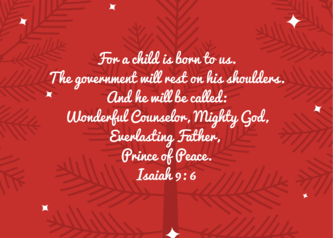 For unto us a child is born!