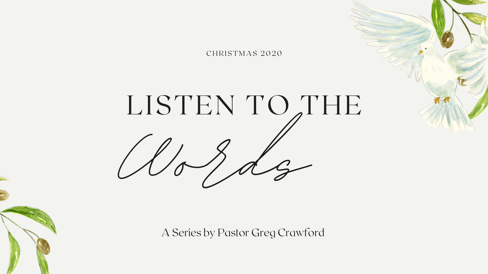 Listen to the Words - Song Two