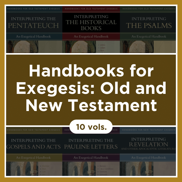 Handbooks For Exegesis Old Testament And New Testament Hotehnte 10 Vols Verbum 8745