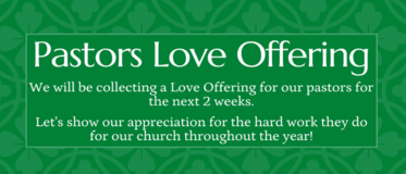 Pastors Love Offering