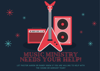 music ministry needs your help!