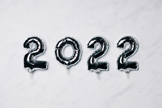 Metallic 2022 Balloons