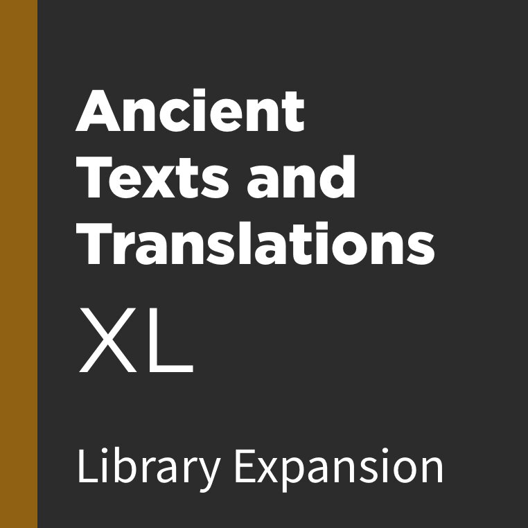 Logos 9 Ancient Texts and Translations Library Expansion, XL