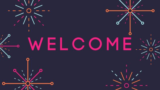 Welcome Banner