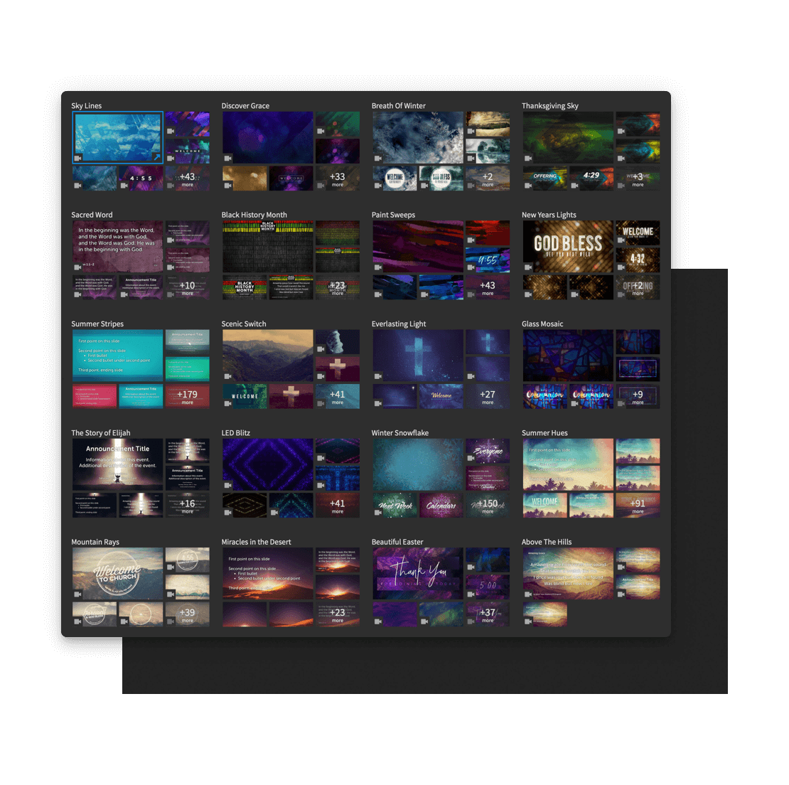 Partner Media — premium content from CMG, Igniter, Hillsong, and more