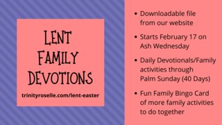 Copy of Family Lent Bingo