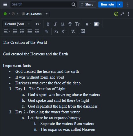 Notes Formatpng