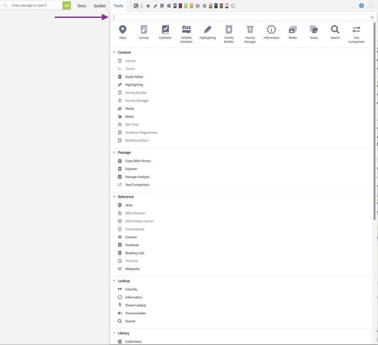 94B2 Tools Menu