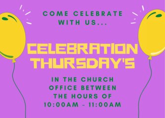 come celebrate with us...