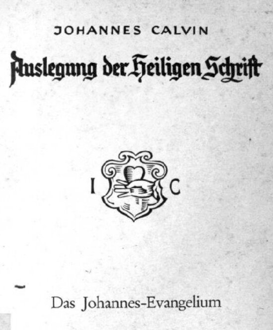 Calvin Johannesevangelium