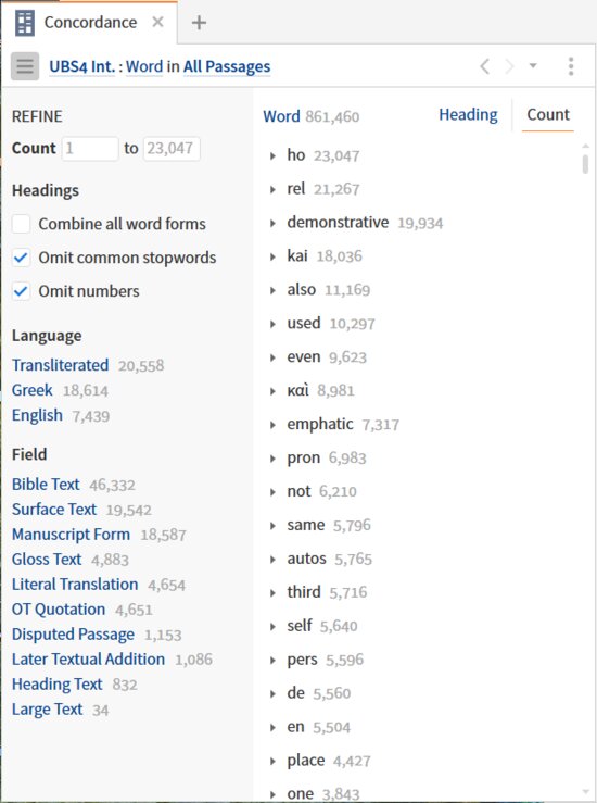 P7-1 Concordance