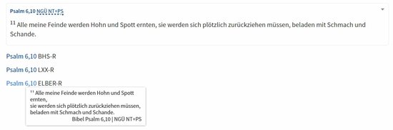 Vers Abgleich