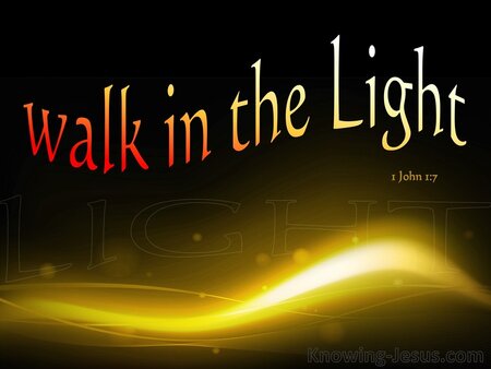 1 John 1-7 Walk In The Light Brown