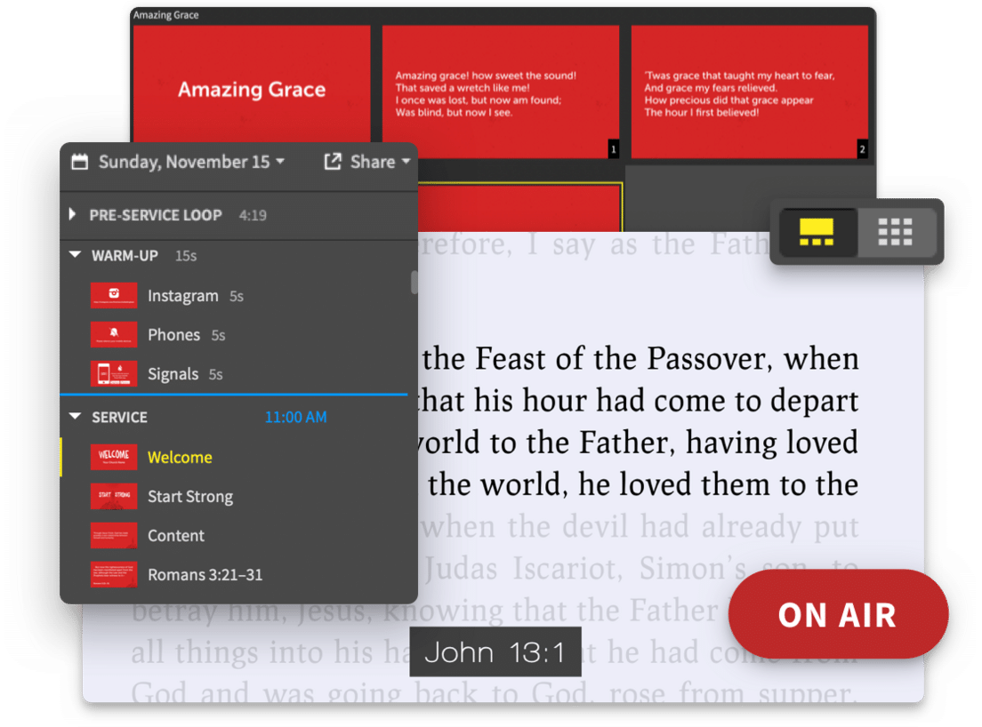 Proclaim user-friendly interface