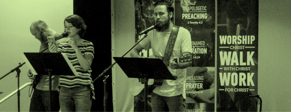 Pastoral Case Study, 3 People leading praise service