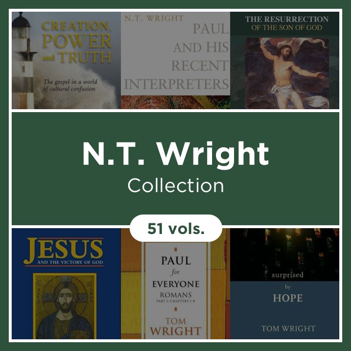 The N T Wright Collection 51 Vols Logos Bible Software